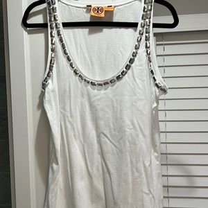 NWOT Tory Burch embellished tank
